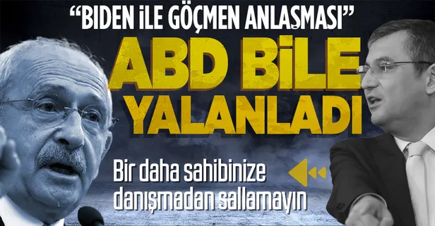 CHP'nin iddiası bir kez daha çürüdü! ABD: Erdoğan ile Biden arasındaki göçmen anlaşması iddiaları temelsizdir