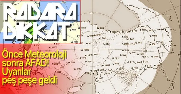 AFAD'dan uyarı geldi! Radarda son durum...