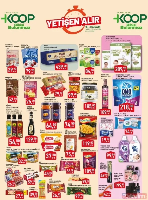 Tarım Kredi KOOP Market 31 Aralık yılbaşı kataloğu! 100'den fazla üründe indirim - 14
