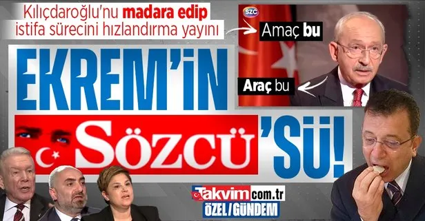 Ekremci Sözcü TV’de Kılıçdaroğlu’nu madara edip istifa sürecini hızlandırma yayını! Planlı sorularda İmamoğlu’na alan açma gayesi