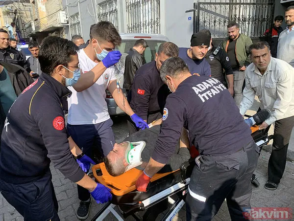 Adana'da eşinin çocukları alarak evi terketmesine öfkelenen koca damdan atladı - 15