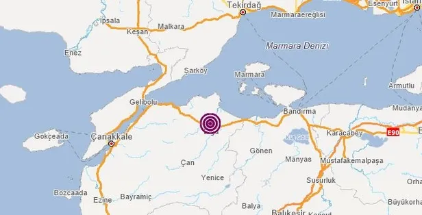 Çanakkale'de korkutan deprem! 4 Ekim Kandilli ve AFAD son depremler listesi...-1