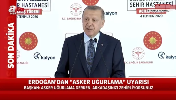 Başkan Erdoğan'dan 'asker uğurlama' uyarısı: ''Talimatı verdim bu görüntülere izin vermeyeceğiz''