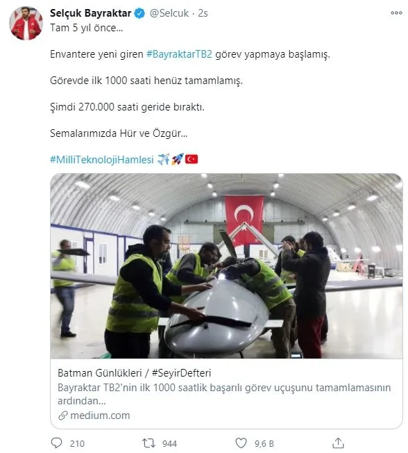 baykar-teknik-muduru-selcuk-bayraktardan-flas-aciklama-bayraktar-tb2-270-bin-saati-geride-birakti-1607524092608.jpg Baykar Teknik Müdürü Selçuk Bayraktar'dan flaş açıklama: Bayraktar TB2 270, bin saati geride bıraktı-2