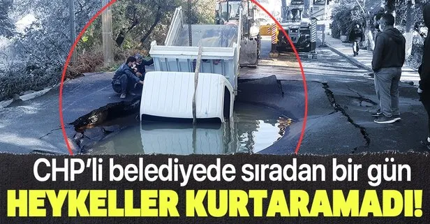 CHP’li Bodrum Belediyesi’nde su borusu patladı, facianın eşiğinden dönüldü