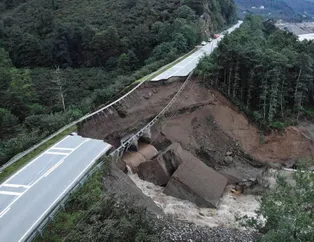 İşte Giresun'daki sel felaketinden görüntüler