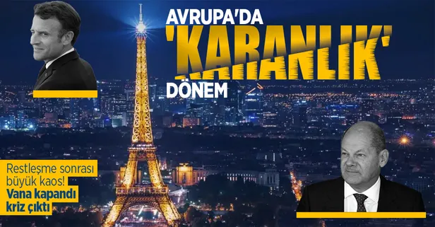 Avrupa'da "karanlık" dönem! Rusya ile restleşme sonrası kaos! Doğalgaz vanası kapandı...