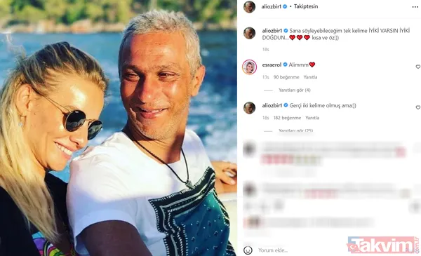 Esra Erol'un eşi Ali Özbir aşka geldi! Esra Erol doğum gününü kutlayan eşine "Ali'm" diye seslendi ikili yorum yağmuruna tutuldu - 3