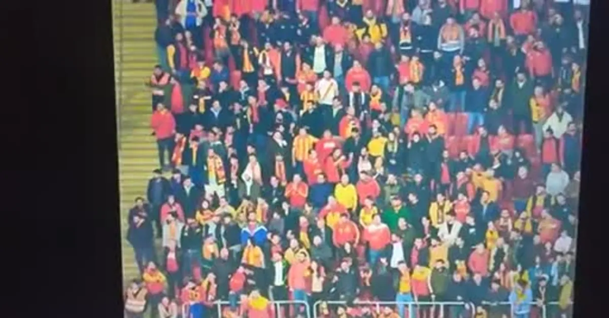 Göztepe taraftarına işaret fişeği isabet etti! O anlar kamerada