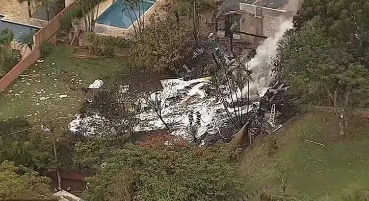 Brezilya’daki kazada korkunç detay! Tümörün çaresini arıyorlardı: 8 doktor aynı uçakta öldü! Kaza mı sabotaj mı?-2