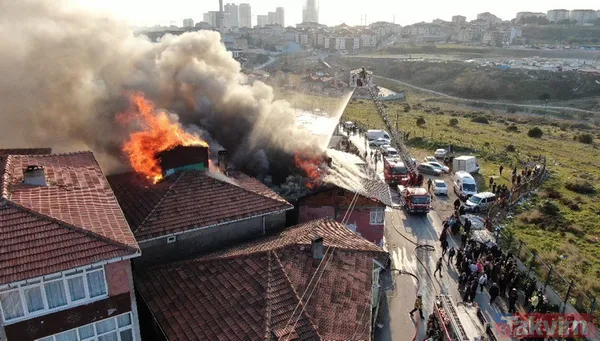 Mahalleyi sokağa döken yangın: Maltepe'de alevler yükseldi - 15