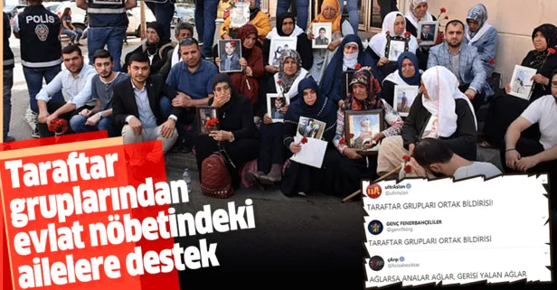 ultrAslan, Genç Fenerbahçeliler ve Çarşı’dan Diyarbakır’da evlat nöbeti tutan ailelere destek