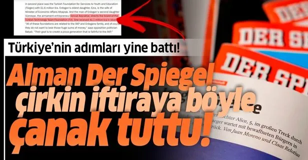 Alman Der Spiegel çirkin iftiraya çanak tuttu!