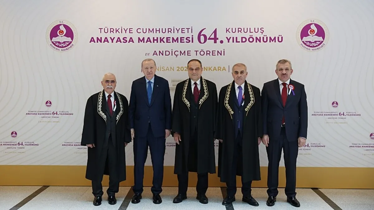 Anayasa Mahkemesi 64. kuruluş yıldönümü: Yeni üye yemini, artan başvuru yükü ve yargıda yapay zekâ gündemi