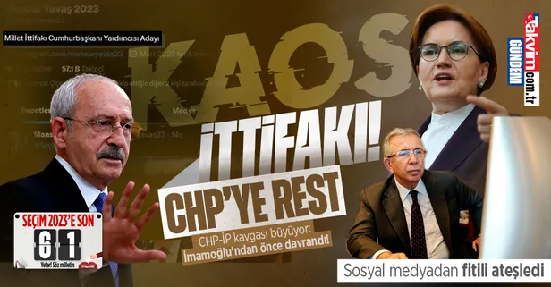 6'lı koalisyonda CHP ve İyi Parti'nin CB yardımcısı krizi büyüyor! Mansur Yavaş'tan CHP'ye rest