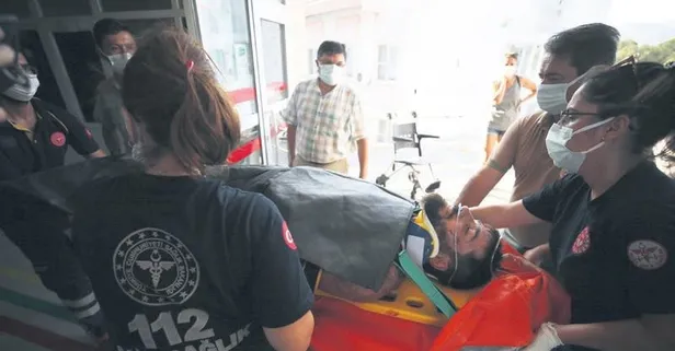 Kazdağları'nda yangın çıktı! Gönüllüye ayı saldırdı