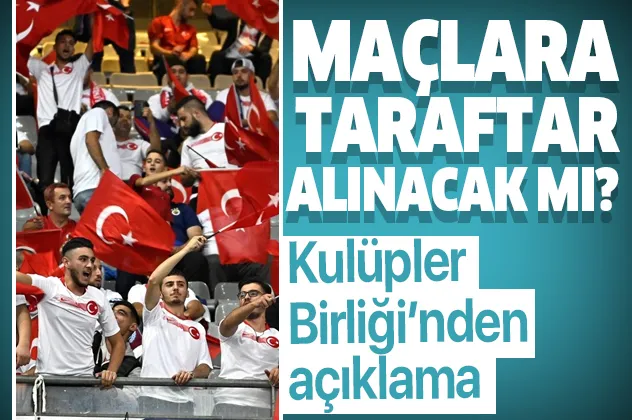 Süper Lig'de maçlar seyircili oynanacak mı? Kulüpler Birliği Başkanı Mehmet Sepil açıkladı...-1