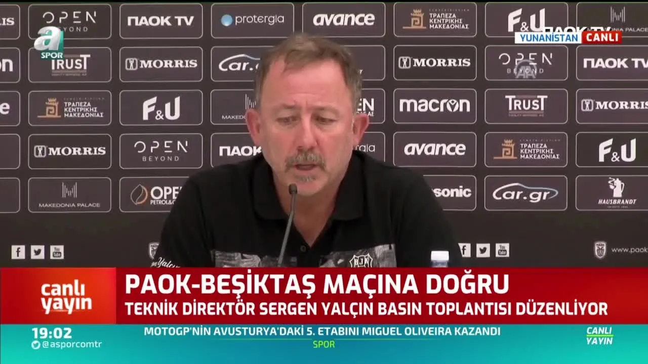 Beşiktaş Teknik Direktörü Sergen Yalçın: Şansların eşit olduğunu düşünüyorum
