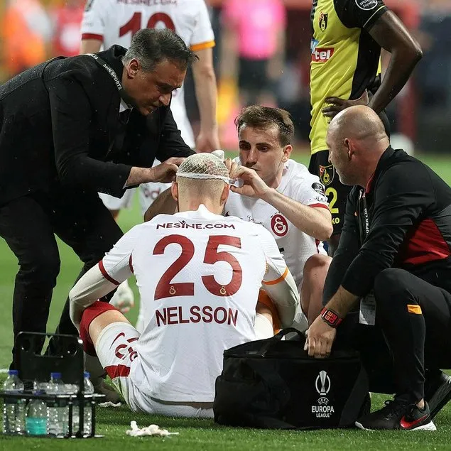 Galatasaray’da Nelsson’a 15 dikiş!