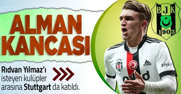 Alman kulübü Stuttgart Beşiktaşlı Rıdvan Yılmaz’a talip oldu