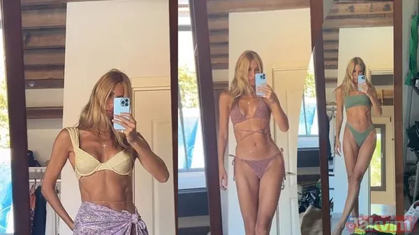 Çağla Şıkel binlerin önünde bikinilerin birini giydi birini çıkardı 'Çağla dur zaten ortalık karışık' Emre Altuğ ‘arkadaş değiliz’ demişti! - 9