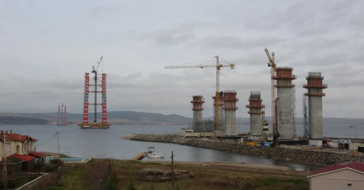 Dev proje adım adım yükseliyor! İşte 1915 Çanakkale Köprüsü’nde son durum