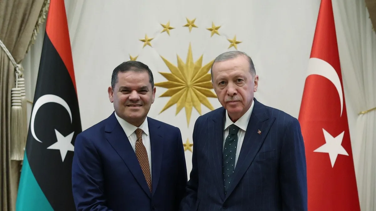 Başkan Erdoğan Libya Millî Birlik Hükûmeti Başbakanı Abdülhamid Dibeybe’yi kabul etti: Türkiye elinden geleni yapmaya hazır!