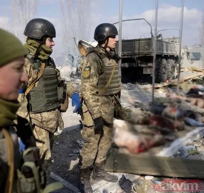 Barış yok ölümwar! Rusya-Ukrayna savaşında dehşet kareleri! Evleri mezarları oldu