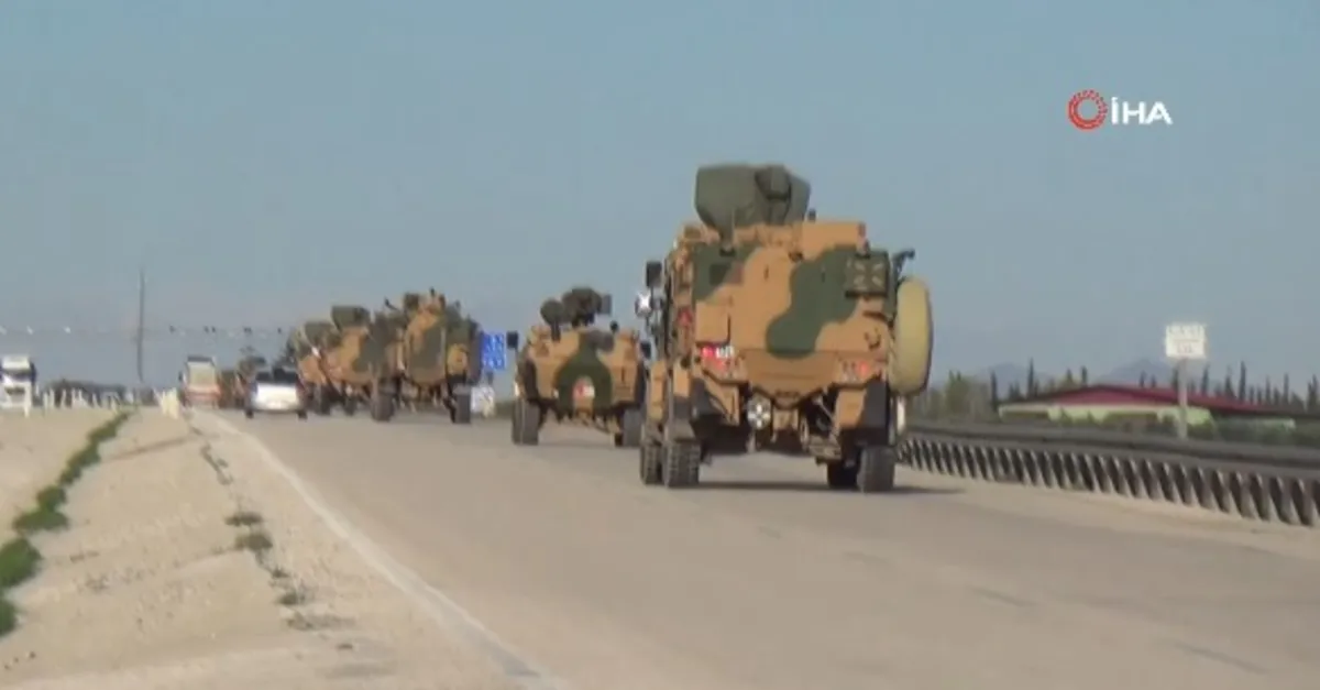 Son dakika: Suriye sınırına askeri sevkiyat