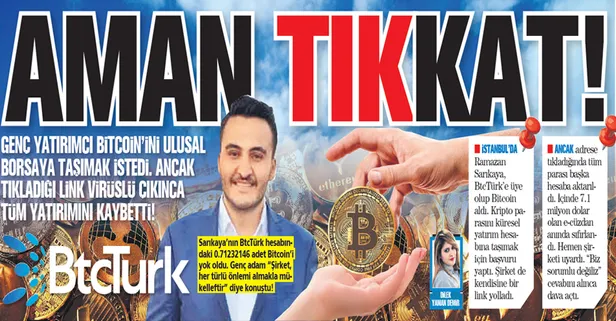 Aman tıkkat!