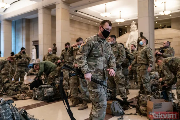 ABD'de tarihi günler! Trump'ın azil süreci görüşülürken Kongre kışlaya döndü - 26