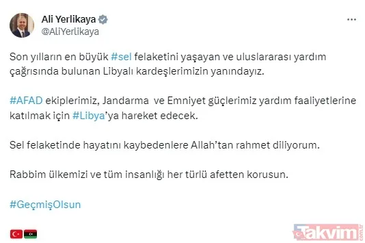 Libya'da sel felaketi! Hayatını kaybedenlerin sayısı yükseliyor - 14