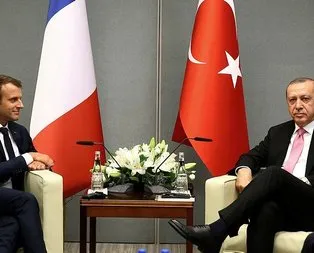 Cumhurbaşkanı Erdoğan Macron’la görüştü