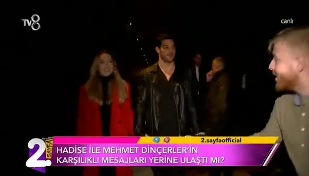 Hadise ve Mehmet Dinçerler evlilik sorularına bakın ne cevap verdiler!