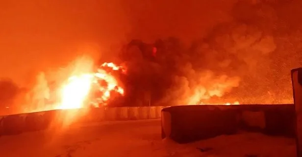 Petrol boru hattında patlama! Kahramanmaraş-Gaziantep kara yolu ulaşıma kapandı