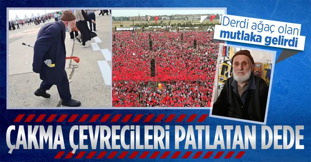 Muhalefete en güzel cevabı 86 yaşındaki İlyas Ertürk verdi: Erdoğan'a 'ağaç düşmanı' diyenler gelip burayı görseydi...