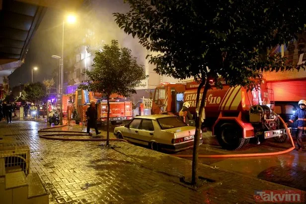 İstanbul Zeytinburnu’nda korkutan yangın