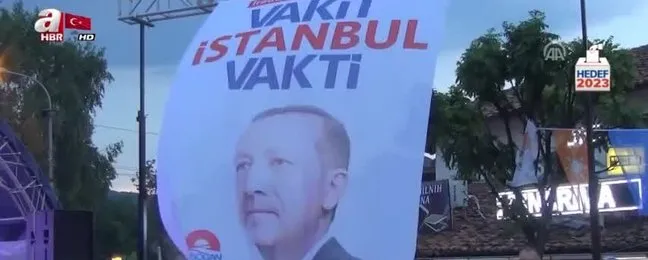 Novi Pazar'da Erdoğan'a destek mitingi