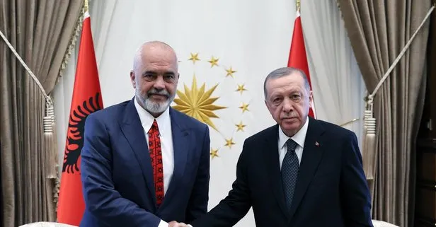 Başkan Erdoğan, Arnavutluk Başbakanı Edi Rama’yı kabul etti