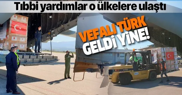 Son dakika: Türkiye’nin tıbbi yardım paketi taşıya uçağı Kuzey Makedonya ve Kosova’ya indi