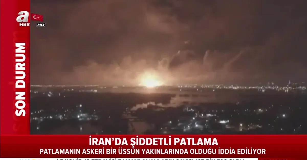 İran'ın başkenti Tahran'da şiddetli patlama!