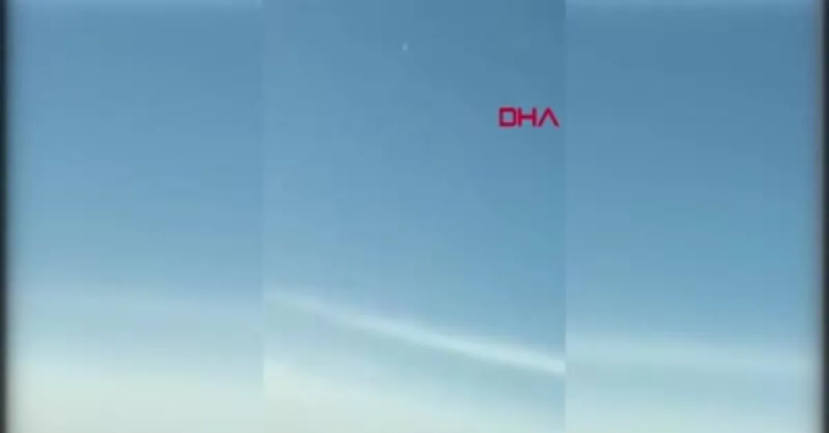 Gökyüzünde THY pilotunu şaşırtan görüntü