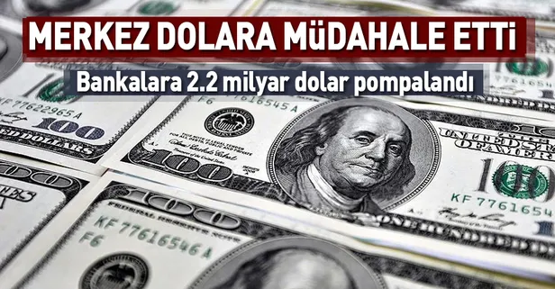 Merkez Bankası'ndan dolara müdahale