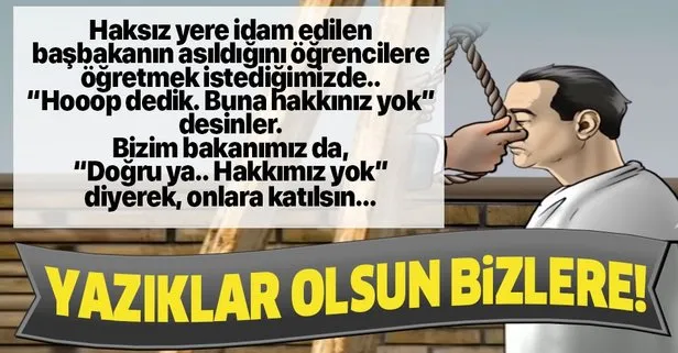 Yazıklar olsun bizlere!