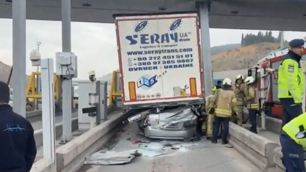 🚨İstanbul Kurnaköy gişelerinde feci kaza! Görüntüler ortaya çıktı! Çok sayıda can kaybı var