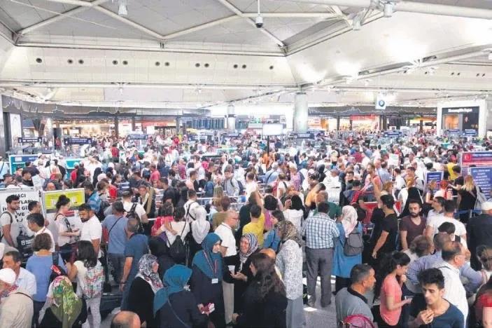 Havalimanı doldu taştı