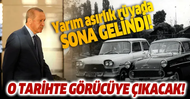 Başkan Erdoğan öncülük etti! ’Devrim’le başlayan yerli otomobil yolculuğunda sona doğru
