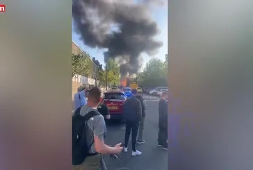 Londra’da elektrik trafo merkezinde patlama! Şehirde yangın paniği