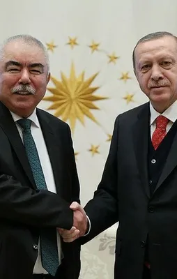 Cumhurbaşkanı Erdoğan Raşit Dostum'u kabul etti