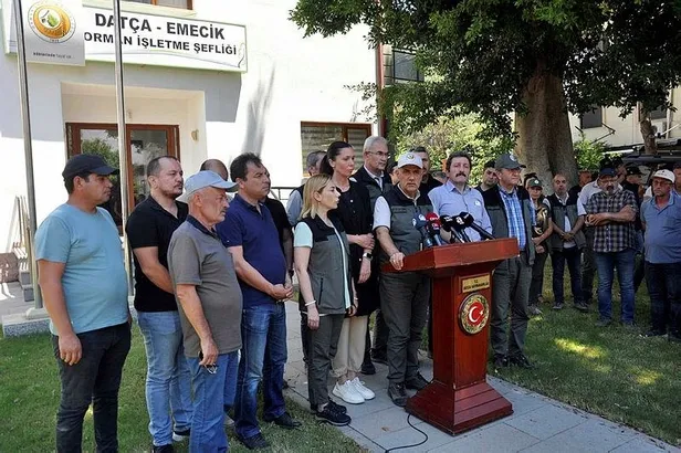 Muğla ve İzmir'de peş peşe orman yangınları! Datça'daki yangın kontrol altında-5